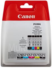 CANON ΜΕΛΑΝΙ INKJET PGI-570/CLI-571 PGBK/C/M/Y/BK - (0372C004)