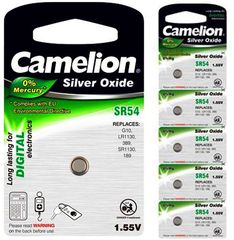 SR54-BP5 ΜΠΑΤΑΡΙΑ CAMELION SILVER OXIDE G10/389 5ΤΜΧ