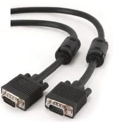 CABLEXPERT PREMIUM DUAL-SHIELDED VGA CABLE WITH FERRITE CORES 5M BLACK - (8716309074193)