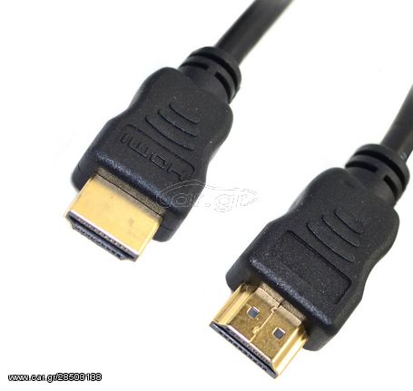 ΚΑΛΩΔΙΟ ΣΥΝΔΕΣΗΣ JASPER HDMI 1.4 A ΑΡΣΕΝΙΚΟ ΣΕ A ΑΡΣΕΝΙΚΟ GOLD PLATED CCS 1M ΜΑΥΡΟ