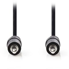 NEDIS STEREO AUDIO CABLE 3.5 MM MALE TO 3.5 MM MALE 1.0 M BLACK - (CAGP22000BK10)