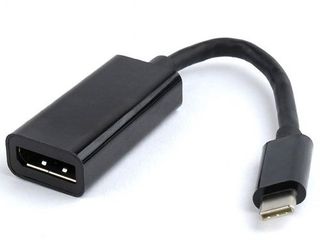 CABLEXPERT USB-C TO DISPLAY PORT ADAPTER BLACK - (A-CM-DPF-01)