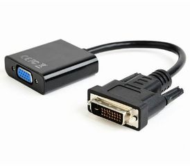 CABLEXPERT DVI-D TO VGA ADAPTER CABLE BLACK BLISTER - (AB-DVID-VGAF-01)