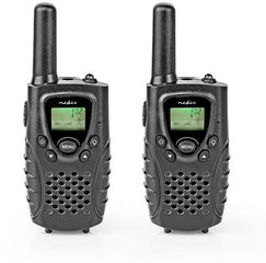 NEDIS WALKIE-TALKIE RANGE 8KM 8 CHANNELS VOX 2 PIECES BLACK - (WLTK0800BK)