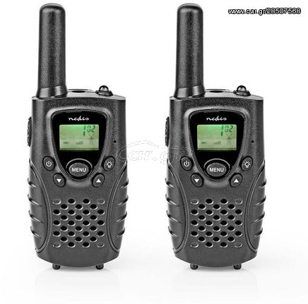 NEDIS WALKIE-TALKIE RANGE 8KM 8 CHANNELS VOX 2 PIECES BLACK - (WLTK0800BK)