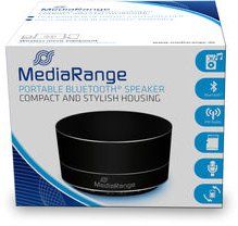 MEDIARANGE PORTABLE BLUETOOTH SPEAKER BLACK - (MR733)