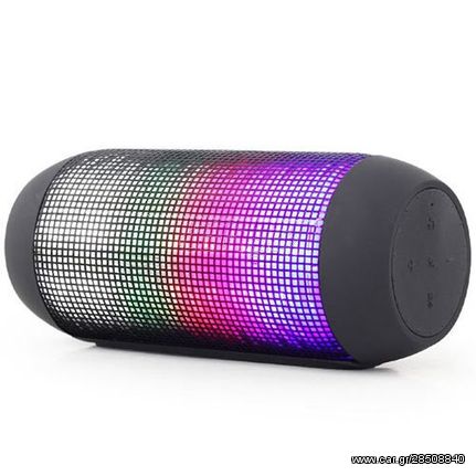 GEMBIRD BLUETOOTH SPEAKER WITH LED LIGHT EFFECTS BLACK - (SPK-BT-05)