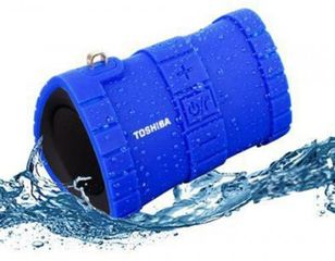 TOSHIBA AUDIO FLOATING WATERPROOF BLUETOOTH SPEAKER BLUE - (TY-WSP100-BLU)