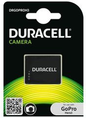 ΜΠΑΤΑΡΙΑ ΚΑΜΕΡΑΣ DURACELL GOPRO HERO3 3.7V 1000MAH (1 ΤΕΜ) - (DRGOPROH3)