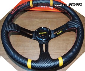 TIMONI MOMO STEERING DRIFTING CARBON REPLICA-thumb-2