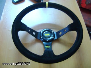 TIMONI OMP DRIFTING STEERING ME ΕΠΕΝΔΥΣΗ AΛΚΑΝΤΑΡΑ-thumb-1