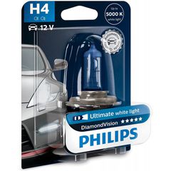 Λάμπα Philips H4 12V 60/55W Diamond Vision 5000K 12342DVB1