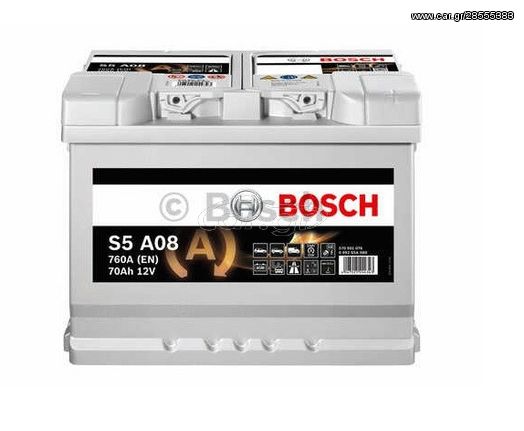 Μπαταρία Αυτοκινήτου Bosch S5A08 12V 70Ah 760A - AGM -START.STOP