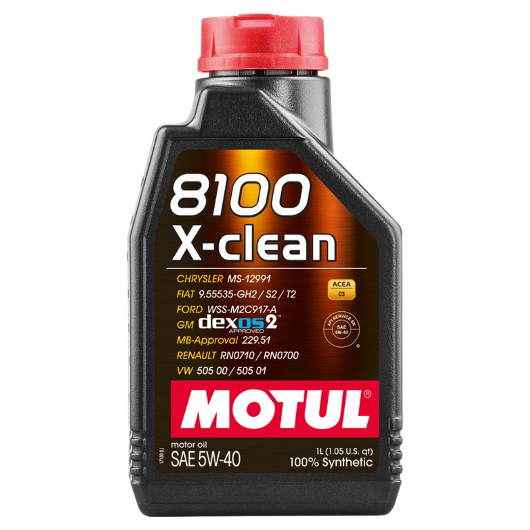 Λιπαντικό Κινητήρα Motul 8100 X-Clean 5W40 C3 1lt