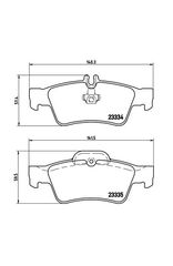 Σετ Τακάκια BREMBO P50052