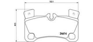 Σετ Τακάκια BREMBO P85103