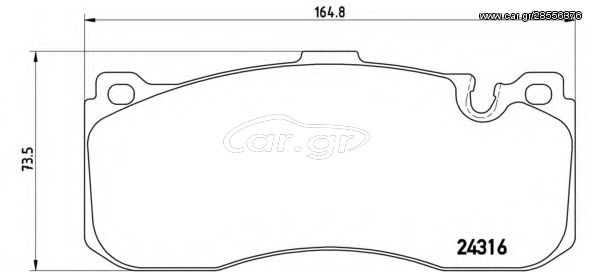 Σετ Τακάκια BREMBO P06041