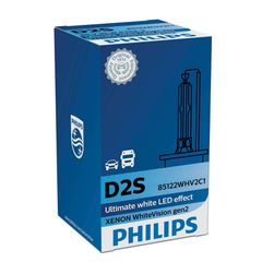 Λάμπα Philips D2S Xenon 85V 35W White Vision Gen2 +120% Περισσότερο Φως μέχρι και 5000Κ 85122WHV2C1