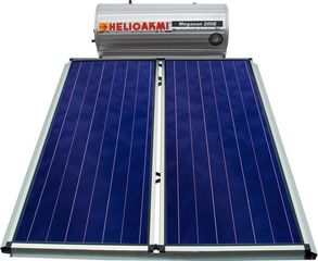 Helioakmi Megasun E200lt/4.2m² Glass Διπλής Ενέργειας