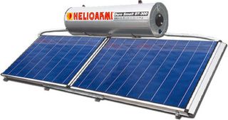 Helioakmi Megasun HOR 300lt/5.24m² Glass Τριπλής Ενέργειας