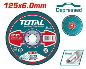 Δίσκος λειάνσεως μετάλλου TOTAL Φ - 125 Χ 6mm ( TAC2231251 )