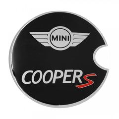 MINI COOPER S 2001>2013 ΑΥΤΟΚΟΛΛΗΤΟ ΤΑΠΑΣ ΡΕΖΕΡΒΟΥΑΡ 16,2 CM ΜΑΥΡΟ/ΧΡΩΜΙΟ/ΚΟΚΚΙΝΟ 