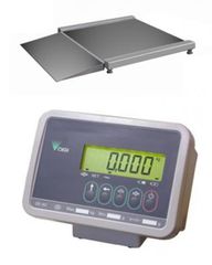 Πλάστιγγα επιδαπέδια 110Χ125 με ράμπα DS-166 STEEL 1500kg