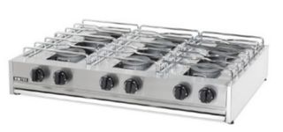 Εστία αερίου 206 eurochef chrome