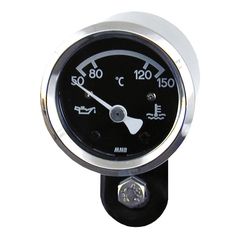 ΚΟΝΤΕΡ ULTRA MINI OIL TEMP. GAUGE - BLACK