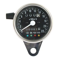 ΚΟΝΤΕΡ LED MINI SPEEDO 2:1 MPH. BLACK FACE