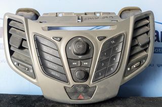 8A61-18A802-AFW Πρόσοψη & 8A6T-18K811-AD Πληκτρολόγιο Ελέγχου Ραδιοφώνου CD Player Ford Fiesta mk7