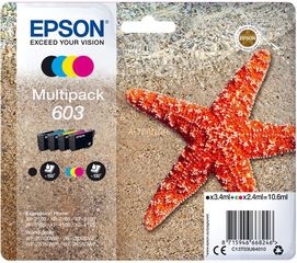 EPSON ΜΕΛΑΝΙ INKJET 603 MULTIPACK - (C13T03U64010)