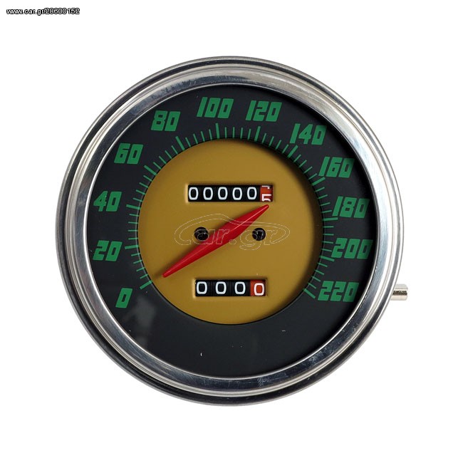 ΚΟΝΤΕΡ FL SPEEDOMETER, 48-61 GREEN FACE (D)