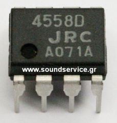 IC 4558D 8-DIP JRC NJM4558D ΟΛΟΚΛΗΡΩΜΕΝΟ ΠΡΟΕΝΙΣΧΥΤΗΣ STEREO NJM 4558D