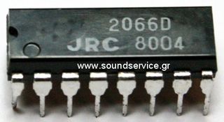 IC 2066D JRC NJM2066D ΟΛΟΚΛΗΡΩΜΕΝΟ ΠΡΟΕΝΙΣΧΥΣΗΣ STEREO NJM 2066 D