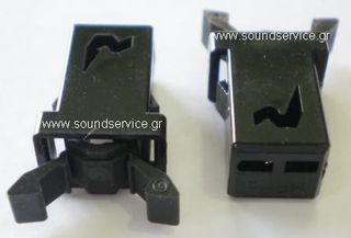 CD LATCH-1 ΠΛΑΣΤΙΚΟ ΚΛΙΠ ΚΟΥΜΠΩΜΑΤΟΣ OPEN - CLOSE ΜΑΥΡΟ