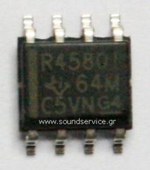 IC 4580 8-MDIP SMD ΟΛΟΚΛΗΡΩΜΕΝΟ ΠΡΟΕΝΙΣΧΥΤΗΣ STEREO 4580 SMD
