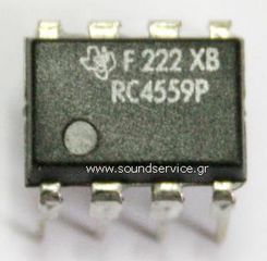 IC 4559 8-DIP ΟΛΟΚΛΗΡΩΜΕΝΟ ΠΡΟΕΝΙΣΧΥΤΗΣ STEREO 4559 8DIP
