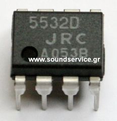 IC 5532D 8-DIP JRC NJM5532D ΟΛΟΚΛΗΡΩΜΕΝΟ ΠΡΟΕΝΙΣΧΥΤΗΣ STEREO NE5532