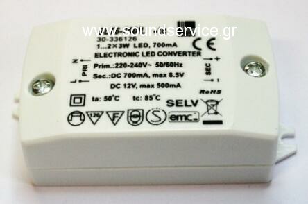 PS-24/07 ΤΡΟΦΟΔΟΤΙΚΟ 24V DC 7.2W 0.3A