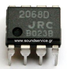 IC 2068D 8-DIP JRC NJM2068D ΟΛΟΚΛΗΡΩΜΕΝΟ ΠΡΟΕΝΙΣΧΥΤΗΣ STEREO NJM 2068D JRC