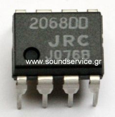 IC 2068DD 8-DIP JRC NJM2068DD ΟΛΟΚΛΗΡΩΜΕΝΟ ΠΡΟΕΝΙΣΧΥΤΗΣ STEREO NJM 2068DD JRC