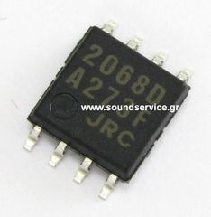 IC 2068D SMD JRC NJM2068MD ΟΛΟΚΛΗΡΩΜΕΝΟ ΠΡΟΕΝΙΣΧΥΤΗΣ STEREO 2068D