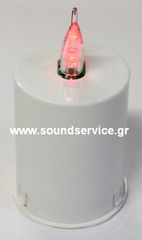 L-3 LED ΚΕΡΙ ΜΠΑΤΑΡΙΑΣ ΜΕΓΑΛΟ 9.5cm ΜΕ ΘΗΚΗ LED CANDLES