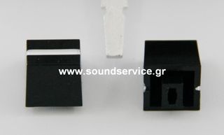 KSY-1 ΚΟΥΜΠΙ ΣΥΡΟΜΕΝΟ ΜΑΥΡΟ-ΑΣΠΡΗ 10x11x11mm ΑΞΟΝΑΣ ΚΩΝΙΚΟΣ