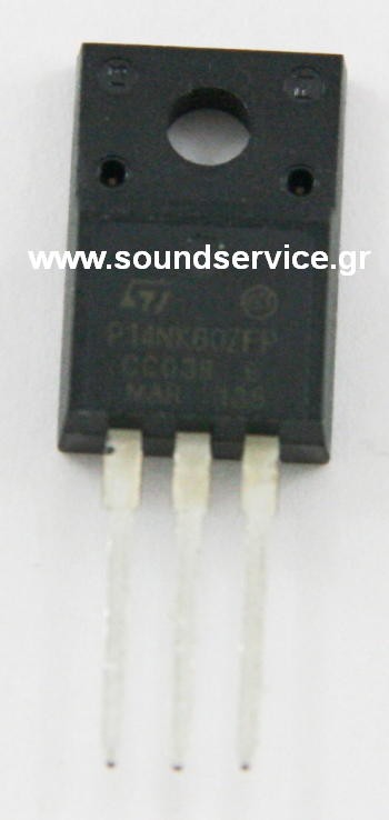 STP14NK60ZFP P14NK60ZFP ΤΡΑΝΖΙΣΤΟΡ MOSFET P14NK60ZFP