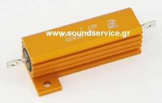 ΑΝΤΙΣΤΑΣΗ ΩΜΙΚΗ ΙΣΧΥΟΣ 4.7Ω 50W ΜΕ ΨΥΚΤΡΑ 4R7