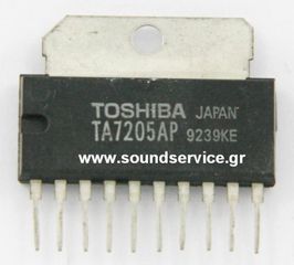 IC TA7205AP ΟΛΟΚΛΗΡΩΜΕΝΟ ΚΥΚΛΩΜΑ TA7205