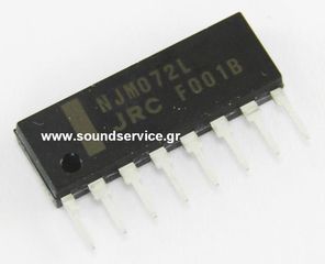 IC 072-L SIP-8 JRC NJM072L ΟΛΟΚΛΗΡΩΜΕΝΟ ΚΥΚΛΩΜΑ NJM072L NJM072BL