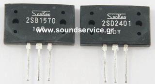 2SB1570 + 2SD2401 ΖΕΥΓΟΣ ΤΡΑΝΖΙΣΤΟΡ ΕΝΙΣΧΥΤΩΝ B1570 D2401